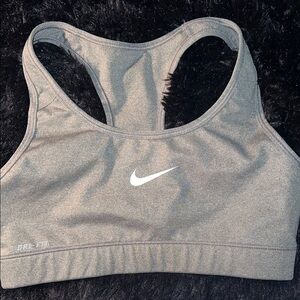 Nike Women's Dri-FIT Gray Sports Bra